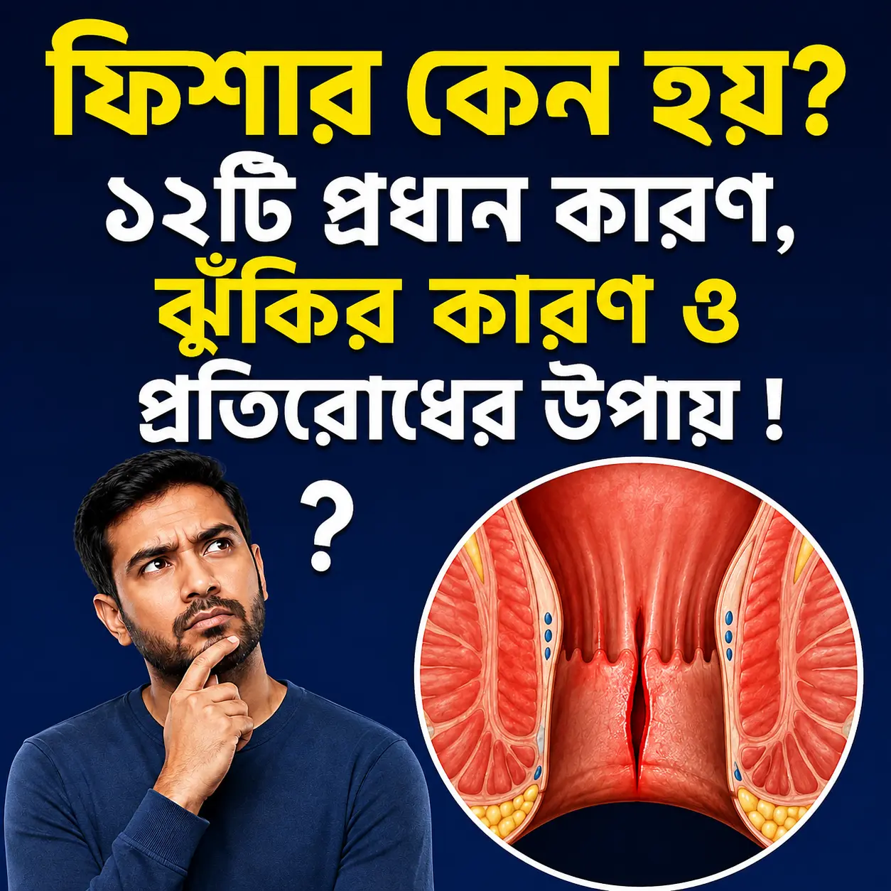ফিশার কেন হয়, প্রধান কারণ ও প্রতিরোধের উপায় – ডা. এইচ. এন. এম. শফিকুজ্জামান